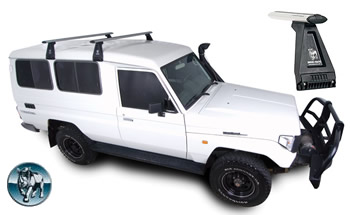 Rhino Racks Lancruiser 75 series roof racks